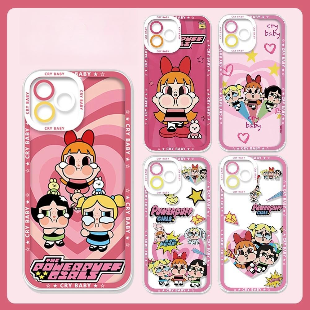 เคสโทรศัพท์มือถือ ลาย Powerpuff Girls POP MART Crybaby สําหรับ VIVO Y20 Y20i Y21 Y21S Y12A Y21T Y33T Y17 Y15S Y17S Y15A Y01 Y02 Y27 Y11 Y12 Y31 Y16 Y35 Y36 Y22S Y33S Y76 Y19 V29E V23 V25 V27 Pro V27E