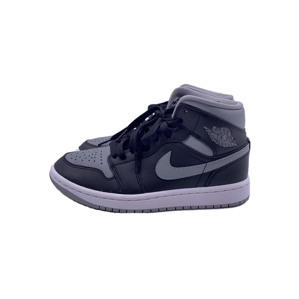 Nike Air Jordan 1 5 22 รองเท้าผ้าใบ ข้อสูง 22.5 ซม. มือสอง สีดํา
