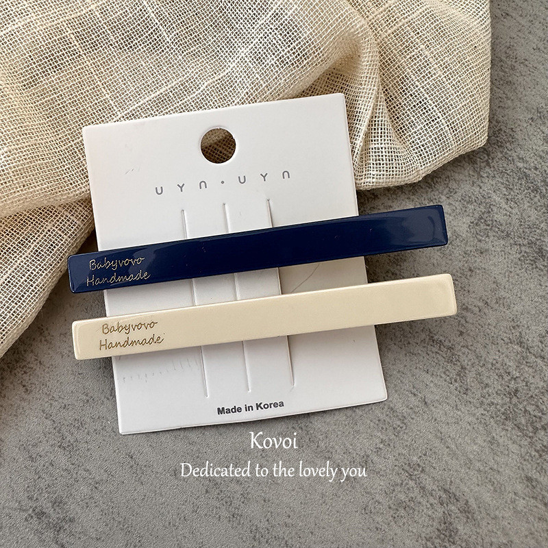 กิ๊บติดผมหน้าม้า รูปปากเป็ด สไตล์เกาหลี สําหรับผู้หญิง - รูปที่ 3