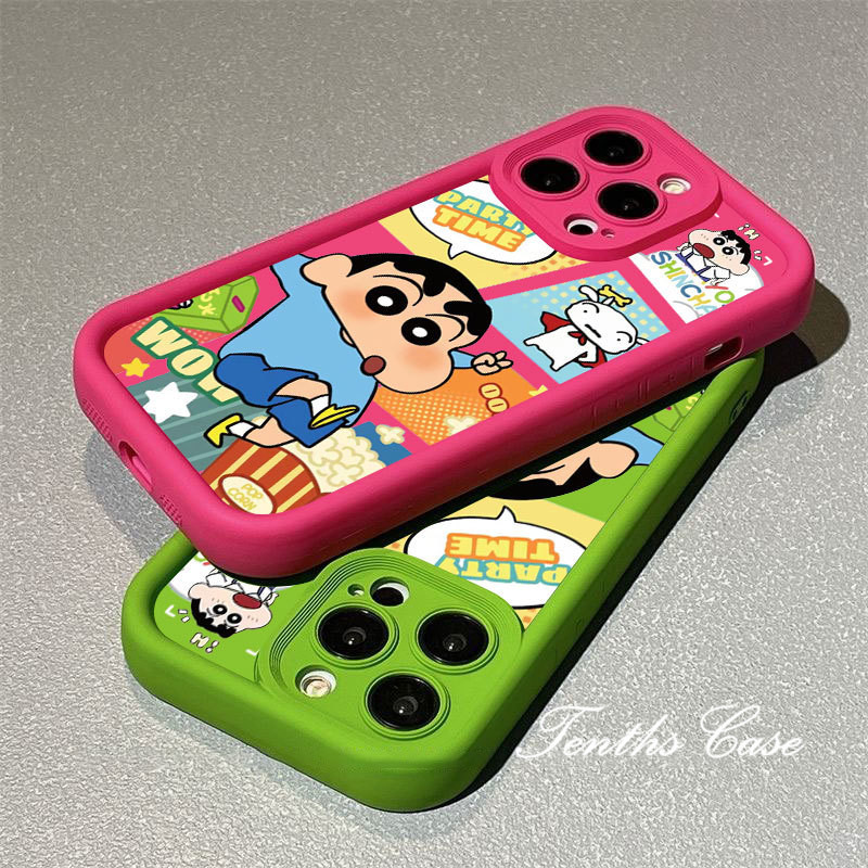 เคสโทรศัพท์มือถือแบบนิ่ม ลายการ์ตูนชินจัง สําหรับ Vivo Y03 V30 Y17s V29 Y27 Y36 Y35 Y02 Y16 Y17 Y15 Y12 Y11 Y02s Y22 Y22s Y15A Y15S Y21 Y21s Y20 Y20S Y20i Y12s Y95 Y93 Y91 V25e - รูปที่ 5