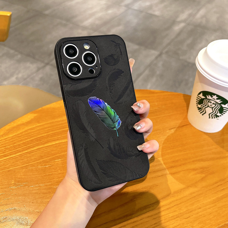 feather เคสไอโฟน 15 pro max 14 pro max 13 pro max เคสไอโฟน11 13 15 12 xr 14 case iphone 7 plus x 15 plus 12 pro max 15pro 14 plus 11 pro max 13 pro 14 pro 8plus 11 pro 12 pro กันกระแทก laser