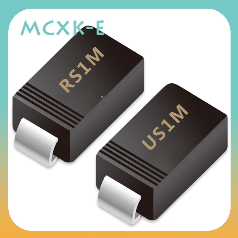 Mcxk-e วงจรเรียงกระแสไดโอด SMD FR107 HER107 RS1M US1M SMA 100 ชิ้น