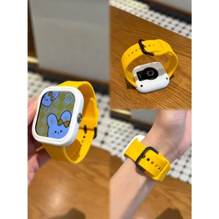 2 in 1 เคสซิลิโคน + สายรัดสําหรับ Xiaomi Redmi Watch 5 สมาร์ทวอท์ชสร้อยข้อมือแบบนุ่มสายรัดข้อมือสําหรับ Redmi Watch 4 อุปกรณ์เสริม