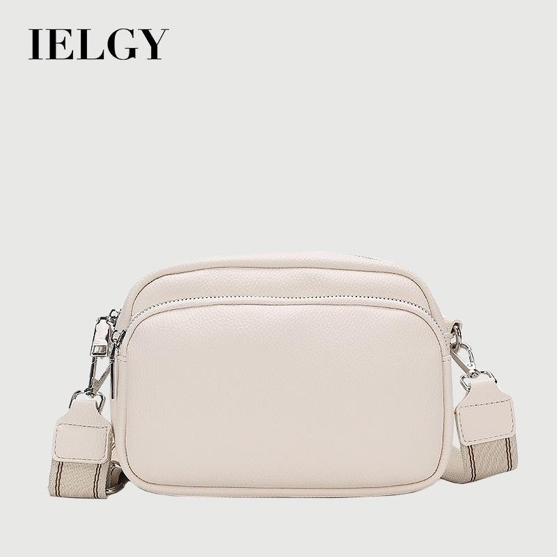 IELGY ขนาดใหญ่-ความจุ ผู้สื่อสาร กระเป๋าใบเล็กสุภาพสตรีไหล่กระเป๋าสี่เหลี่ยมเล็ก