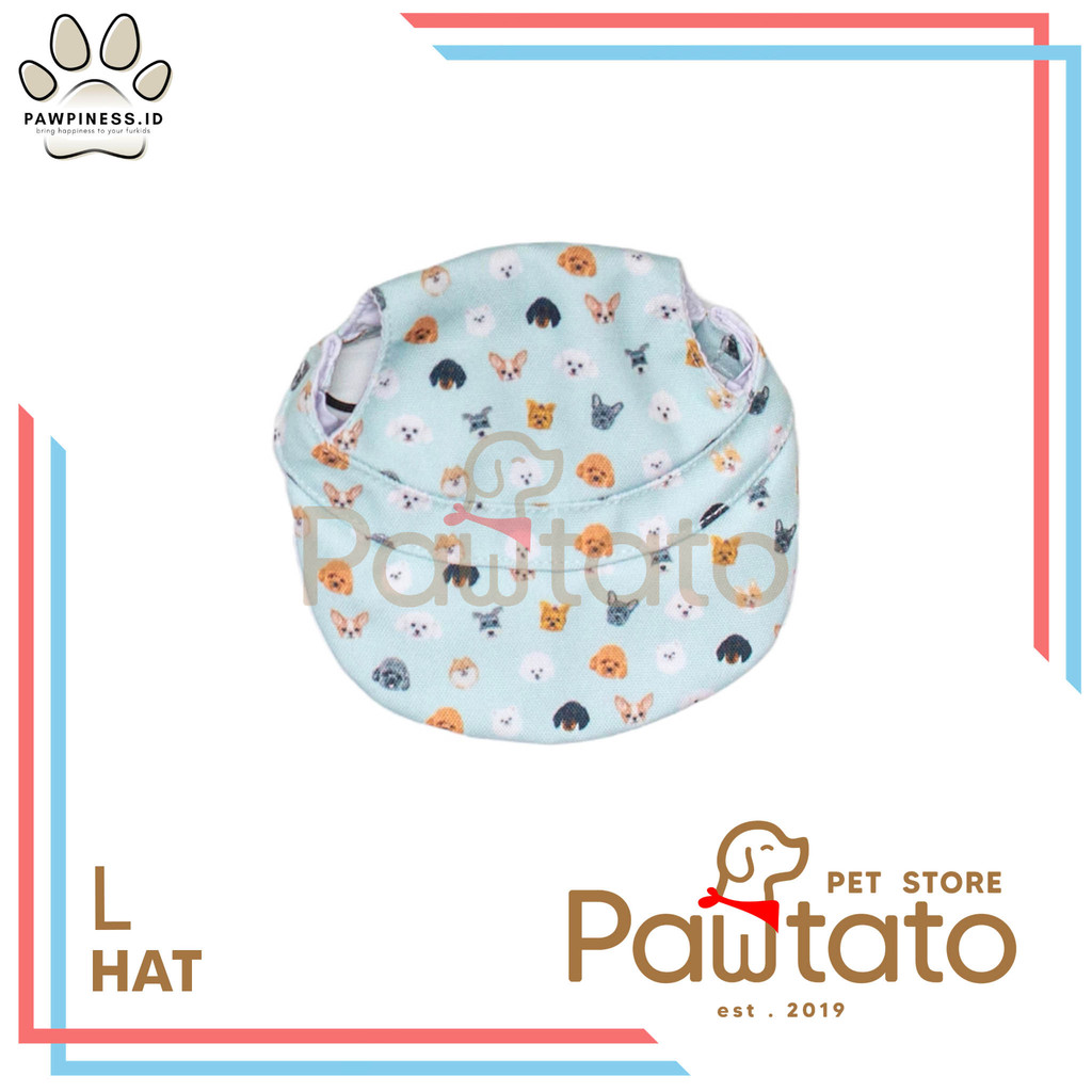 Pawpness Hat LARGE Pet Dog Apparel Cute Motif Fashion Pawtato Pet Store