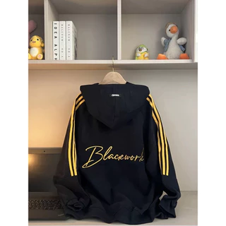 Solovely เสื้อโค้ท ผู้หญิง สไตล์เกาหลี แขนยาว มีฮู้ด ลำลอง ทรงโอเวอร์ไซส์ เสื้อสวมหัว