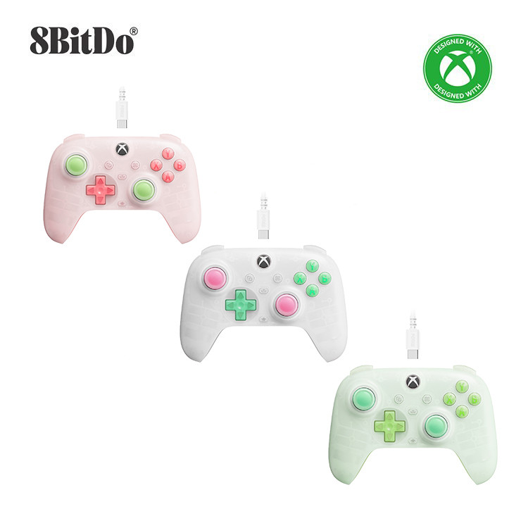 8bitdo Ultimate Mini Wired Controller พร้อมเกม Pass จอยสติ๊กสําหรับ Xbox Series S/X Windows 10/11 Ga