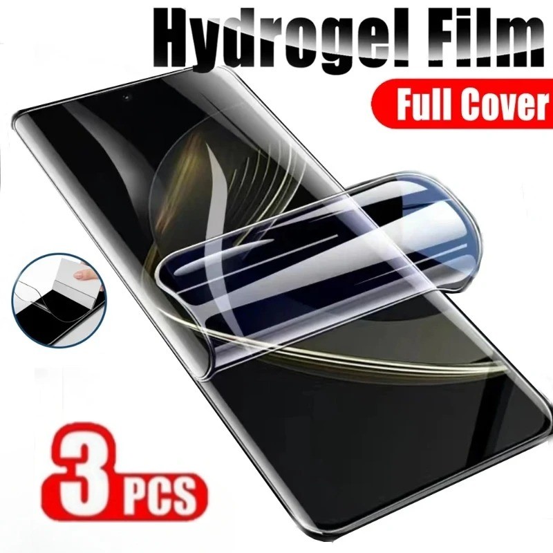 3 ชิ้น 999D HD Clear Soft Hydrogel ฟิล์มสําหรับ Huawei nova 9 8i 8 7i 7 6 5z 5z 5T 5i 5 4e 4 3i 3 SE