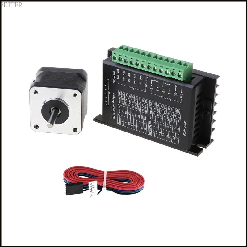 Bett Nema17 Stepper Motor 42 Motor 1 5A 17HS4401S พร้อมชุดขับสเต็ปเปอร์มอเตอร์ TB6600