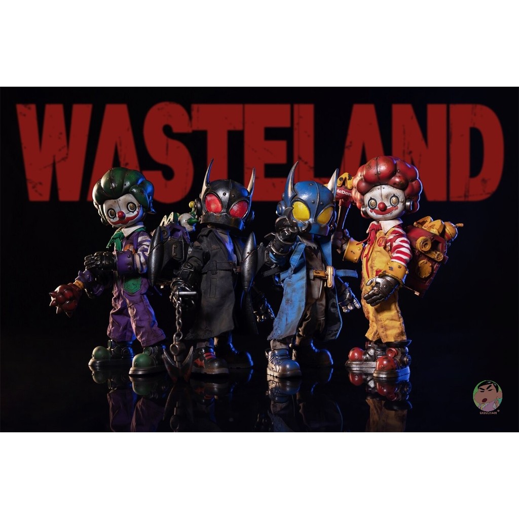 WeArtDoing Wasteland Series 3 - ฟิกเกอร์โจ๊กเกอร์และแบทแมนอัศวินดํา