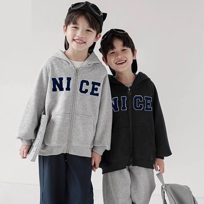 SWIMWEAR เสื้อคลุมแขนยาวเด็ก ซิปหน้า รุ่น A1040