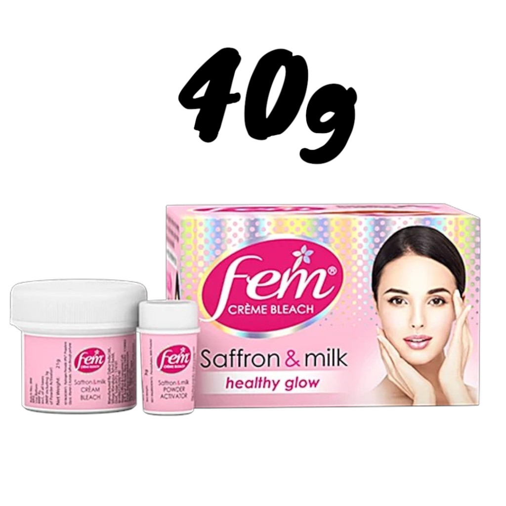 Fem Fairness Naturals Saffron Skin Bleach 40g