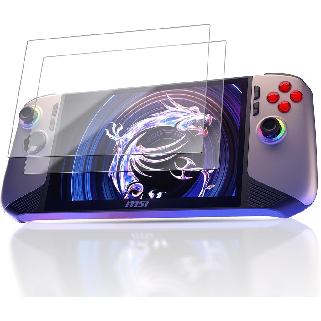 [พร้อมส่ง]2 แพ็ค ฟิล์ม MSI Claw 8 AI + A2VM ฟิล์มกระจกนิรภัย Claw 8 AI + ความแข็ง 9H สําหรับ คอนโซลเ