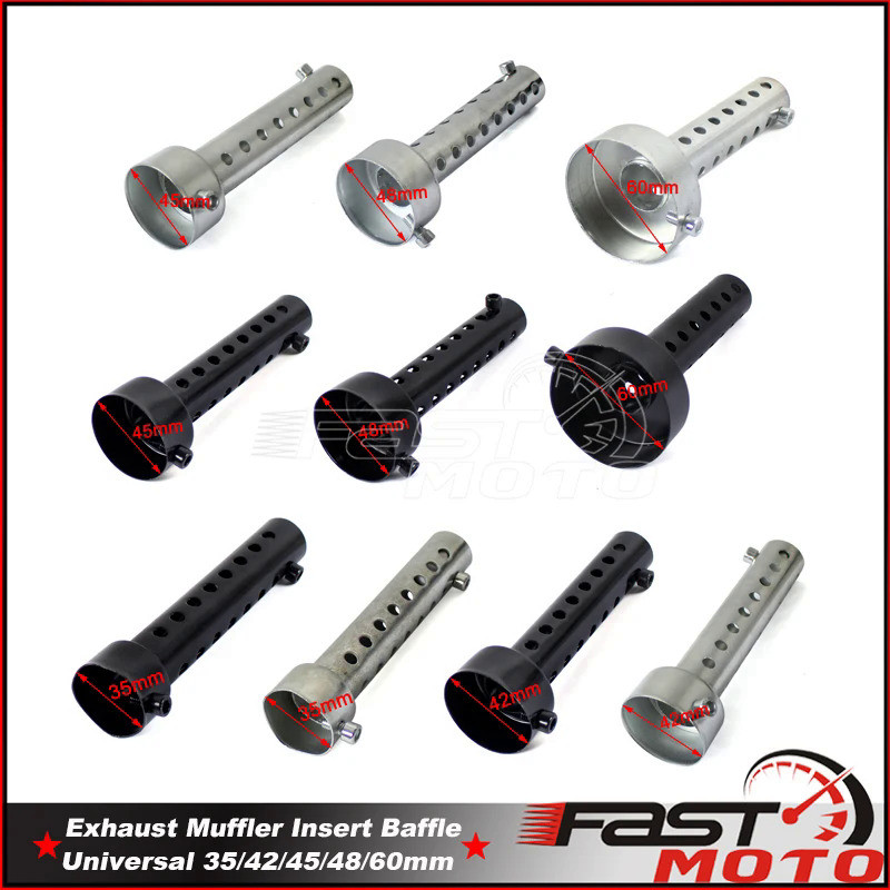 Mf Universal 35mm 42mm 45mm 48mm 60mm DB Killer Motorcycle Exhaust Can Muffler Insert Baffle Silence