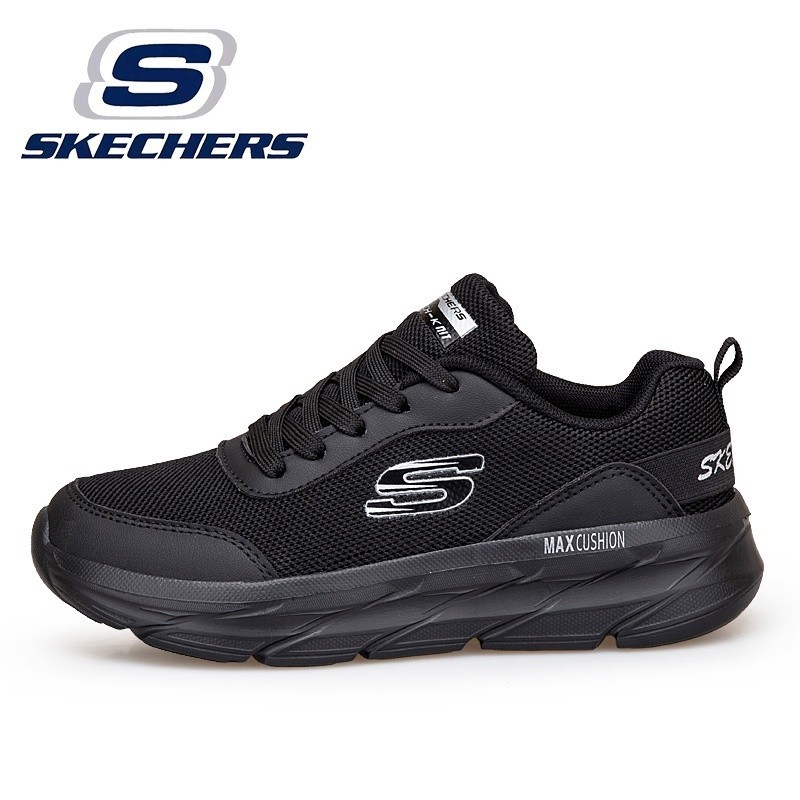 (ไซซ์ 36-45) Skechers_ MAX CUSHION รองเท้ากีฬา รองเท้าวิ่งจ๊อกกิ้ง กลางแจ้ง ใส่สบาย ขนาดใหญ่ สําหรับผู้ชาย และผู้หญิง
