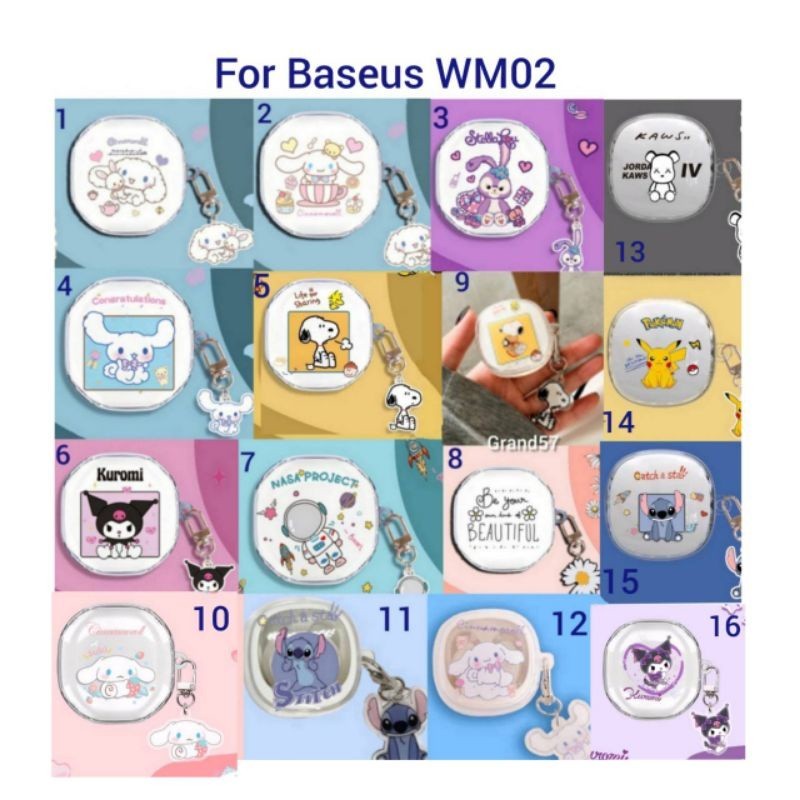 Baseus Bowie WM02 Case Baseus WM02 TPU เคสซิลิโคนใส