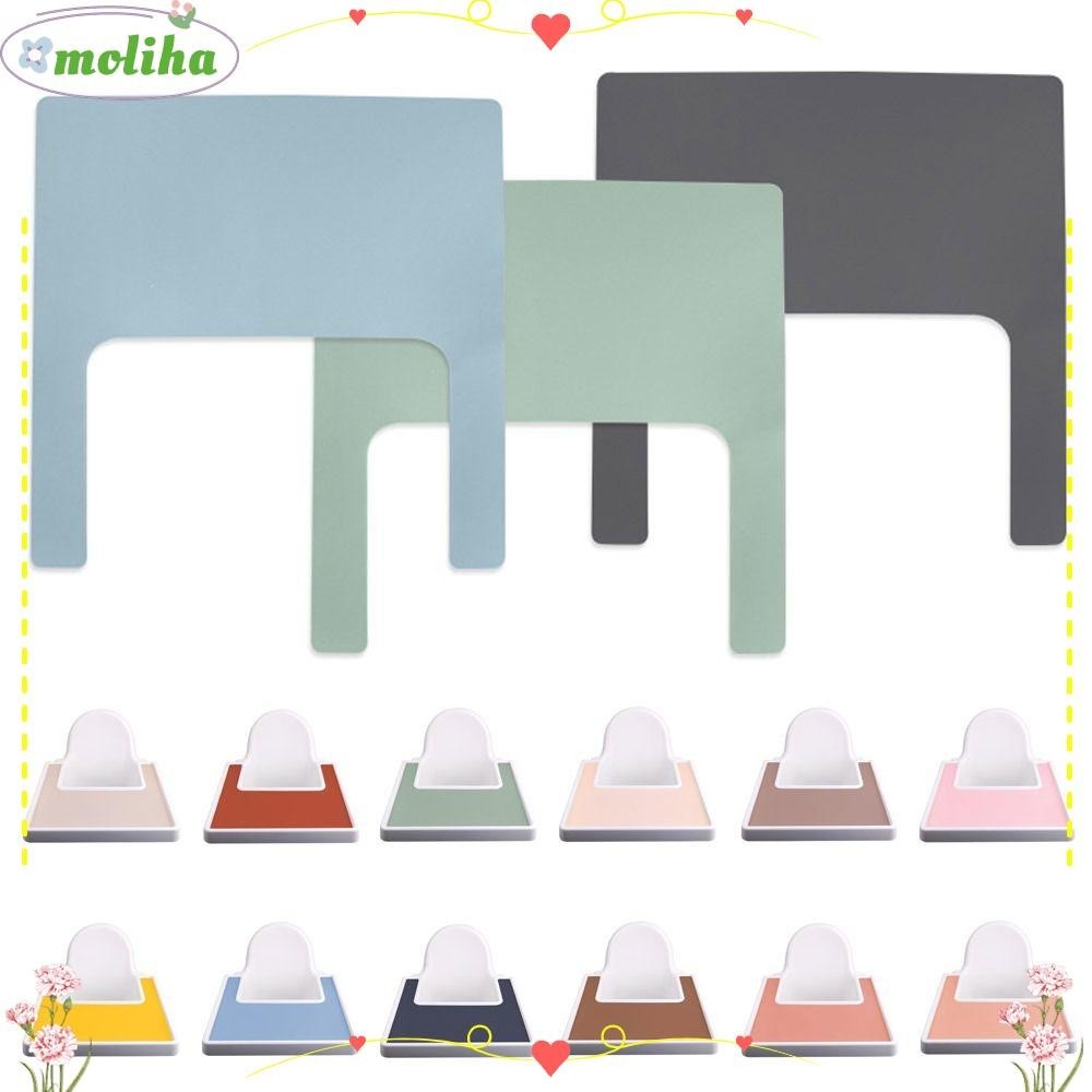 Moliha แผ่นรองจาน เก้าอี้เด็ก กันลื่น ขนาดใหญ่ เก้าอี้สูง แผ่นรองจาน ซิลิโคนนุ่ม กันน้ํา สําหรับ IKEA เด็กวัยหัดเดิน