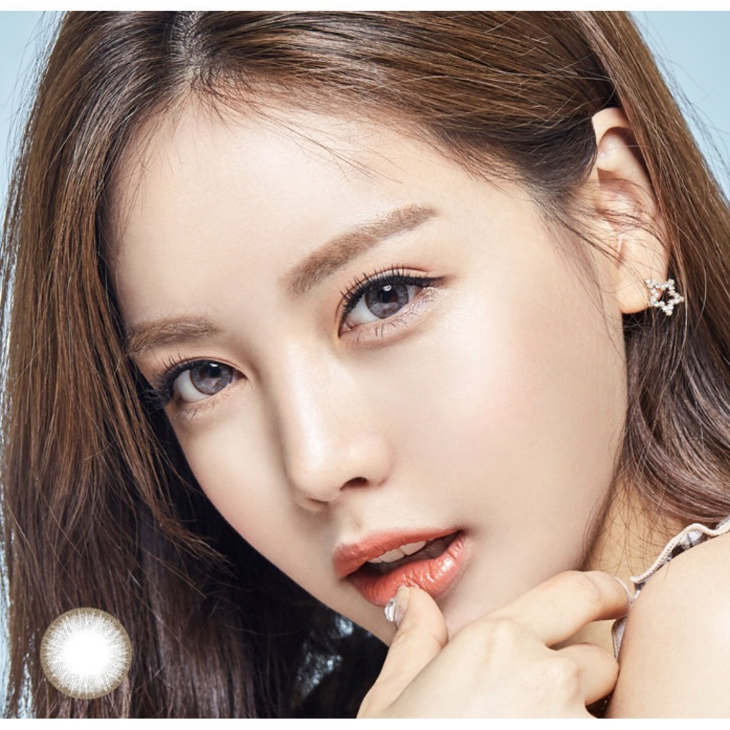 คอนแทคเลนส์(มินิ) Mini Daily Soft Brown / Gray (Montra) ⭐️ลายฮิต ขายดีมาก กรองแสงกันยูวี - รูปที่ 3