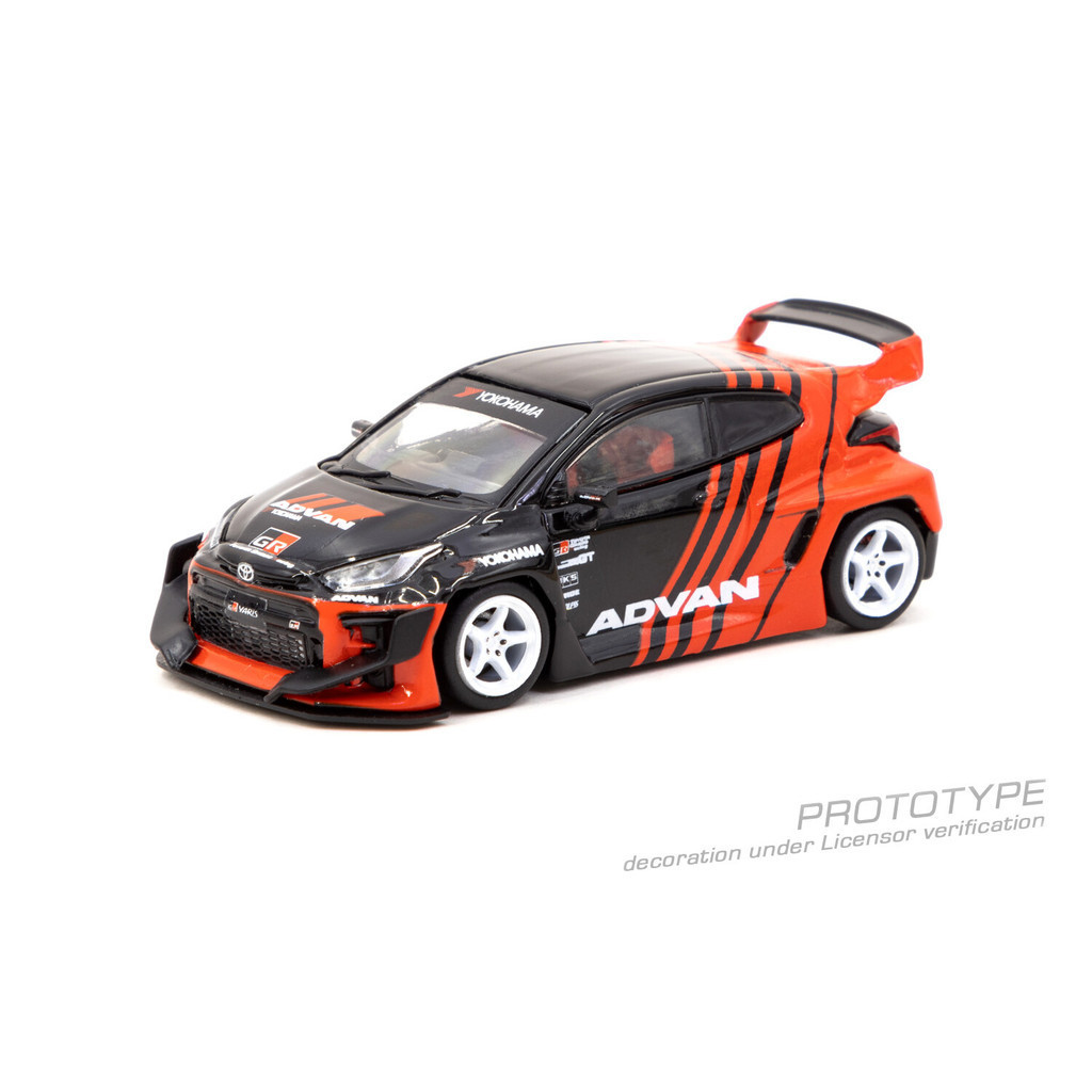 Tarmac Works 1/64 HOBBY64 Pandem Yaris ADVAN T64-080-ADV