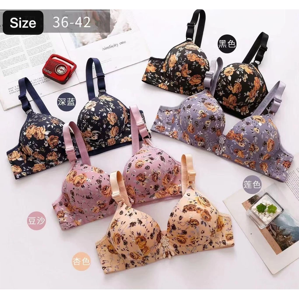 เสื้อใน #Daisy A1 บราสำหรับผู้หญิงขนาดพลัสไม่มีฟองน้ำและสวมใส่สบาย บราแบบคัพ BC สวมใส่สบาย