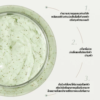 สครับขัดผิวขาว สครับผิวอโวคาโด สครับตัวนุ่ม TikTok กลิ่นหอม ให้ผิวกลับมาเนียนนุ่ม 250g Body Scrubs(1494)