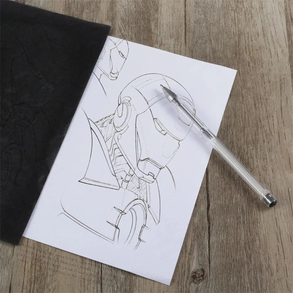 PERRY กระดาษคาร์บอนลอกลาย Graphite สีดำ thumbnail 5