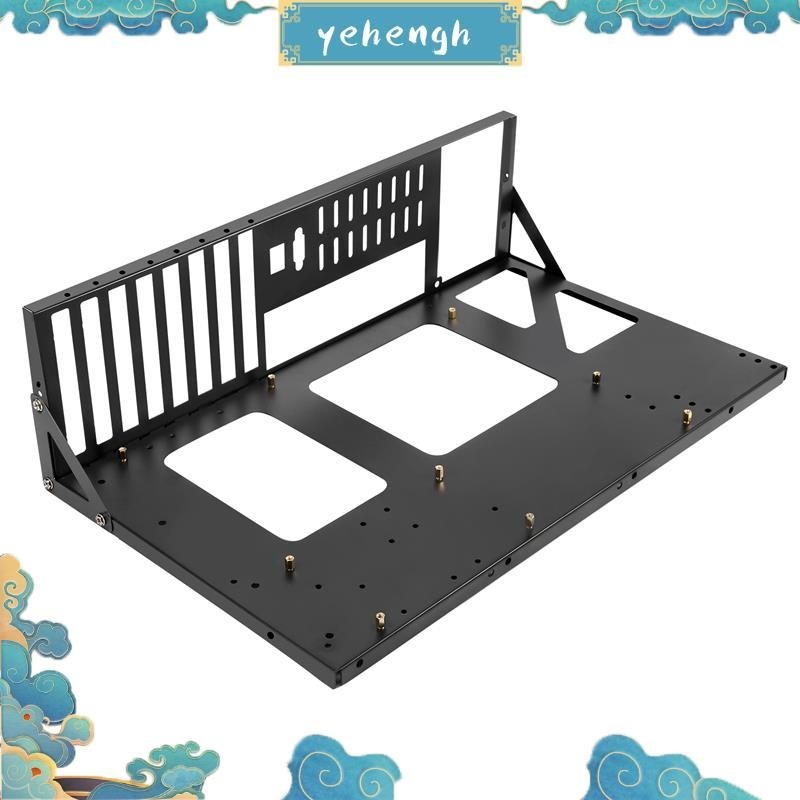 เคสเมนบอร์ดขุดเหมือง ETH แบบหนา รองรับ ITX Mini ATX สําหรับ 8 GPU(ATX) yehengh