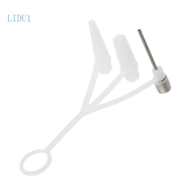 Lidu11 เครื่องเติมลม 3 ชิ้น สําหรับอะแดปเตอร์วาล์ว เข็มมือ อุปกรณ์กลางแจ้งที่บ้าน