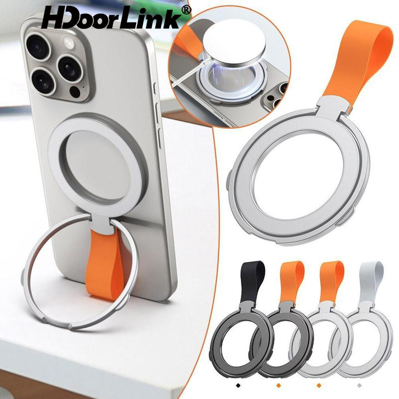 Hdoorlink ที่วางโทรศัพท์มือถือ แบบแม่เหล็ก ถอดออกได้ พร้อมสายคล้อง สําหรับ ios 12 13 14 15 Samsung