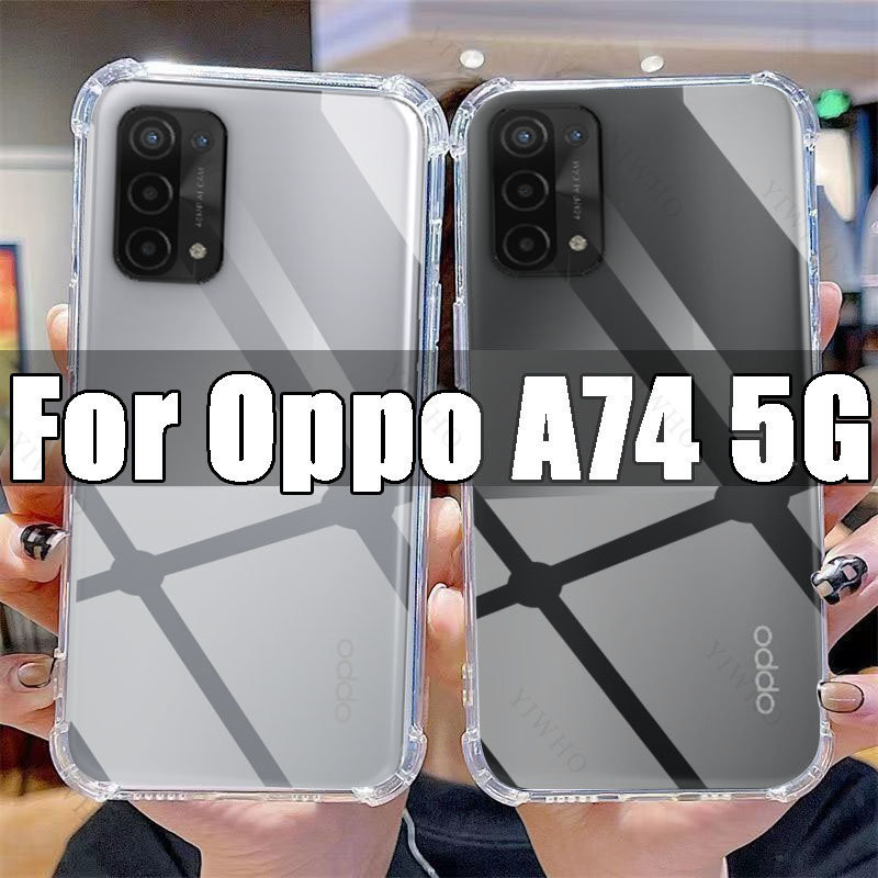 เคสโทรศัพท์มือถือแบบนิ่ม TPU ใส กันกระแทก กันรอยขีดข่วน สําหรับ Oppo A74 5G 6.5 นิ้ว CPH2197