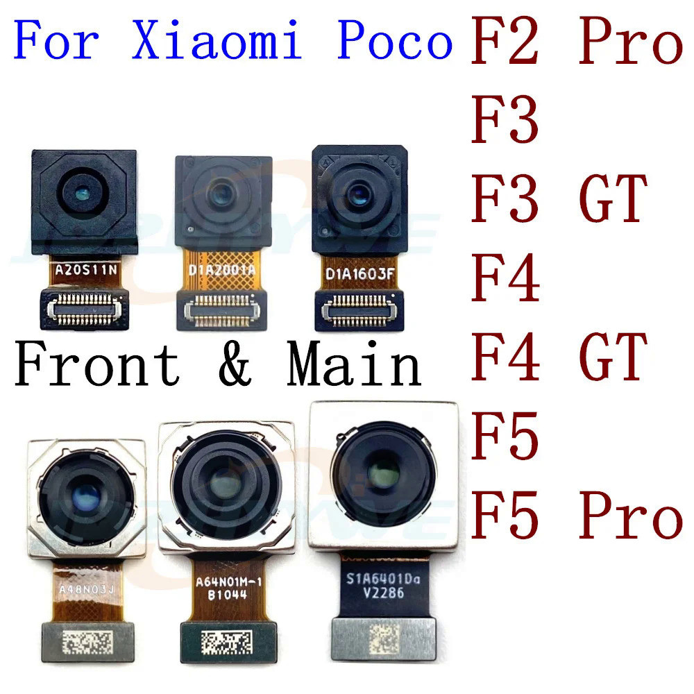 อะไหล่โมดูลกล้องหน้า หลัง สําหรับ Xiaomi Mi Poco F2 Pro F3 F4 GT F5 Pro