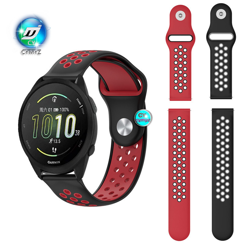 สายนาฬิกาข้อมือซิลิโคน สําหรับ Garmin Forerunner 165 Garmin Forerunner 165