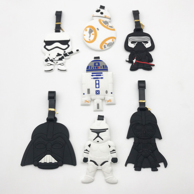 ป้ายแท็กกระเป๋าเดินทาง หนัง PVC แบบนิ่ม ลายการ์ตูนแตงกวา ขนาดเล็ก สําหรับเด็ก