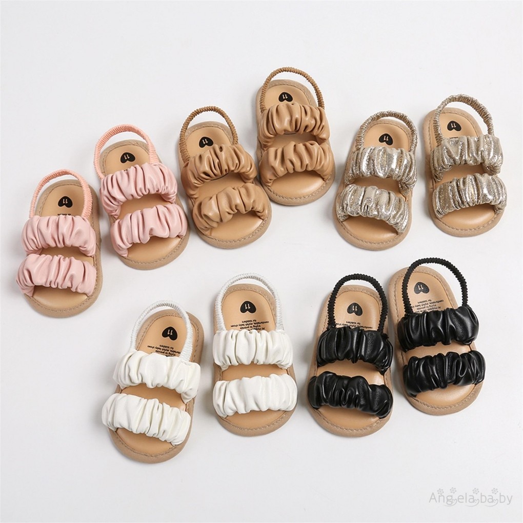 Hian-infant Baby Girls รองเท้าแตะเจ้าหญิงพื้นนุ่มกันลื่นน่ารัก
