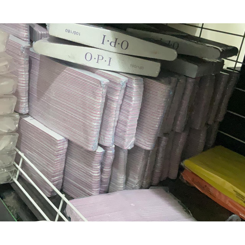 ตะไบบหยาบตะไบOPIแบบหนา (ยกแพค 25 ชิ้น ) พร้อมส่งในไทย ความหยาบเบอร์100/180 อย่างดี ใช้เตรียมหน้าเล็บ