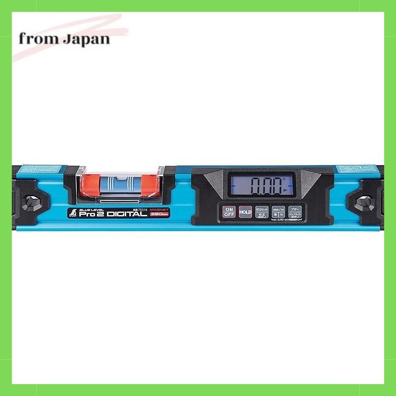 Shinwa Sokutei Blue Level Pro2 350mm dustproof and waterproof digital level with magnet 75316