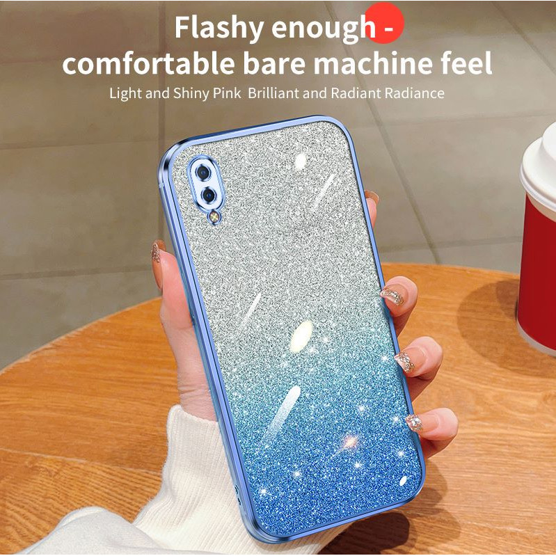 เคส VIVO Y91C Y93 Y93S Y1S 1820 1820_19 Y91i(India) 1929 V1818A V1818T เคสโทรศัพท์มือถือไล่ระดับสีแฟ