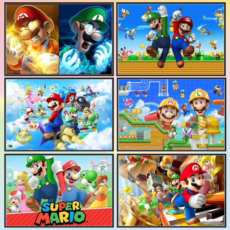 📣พร้อมส่ง📣【Mario】jigsaw puzzle-จิ๊กซอว์-300-1000-ชิ้น- ชิ้นของเด็ก จิ๊กซอว์ไม้ 1000 ชิ้น จิ๊กซอว์ 1000 ชิ้นสำหรับผู้ใหญ่ จิ๊กซอ จิ๊กซอว์ 500 ชิ้น🧩315-15 จิ๊กซอว์ 1000 ชิ้น สำหรับ ผู้ใหญ่ ตัวต่อจิ๊กซอว์ จิ๊กซอว์ การ์ตูน