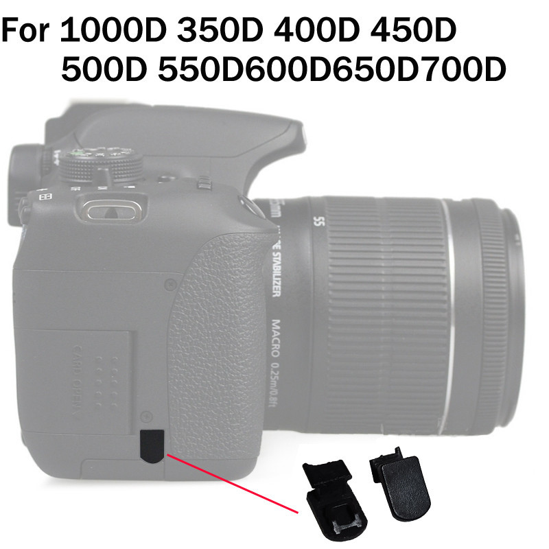 ฝาครอบแบตเตอรี่ แบบยาง สําหรับ Canon 450D 500D 550D 600D650D700D1000D