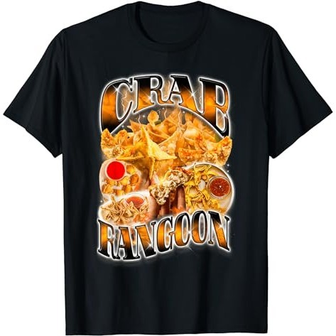 Bootleg Rap Aesthetic Goons Meme Funny Crab Rangoons 1990s T-Shirt S-5XL Print Custom T-shirt
