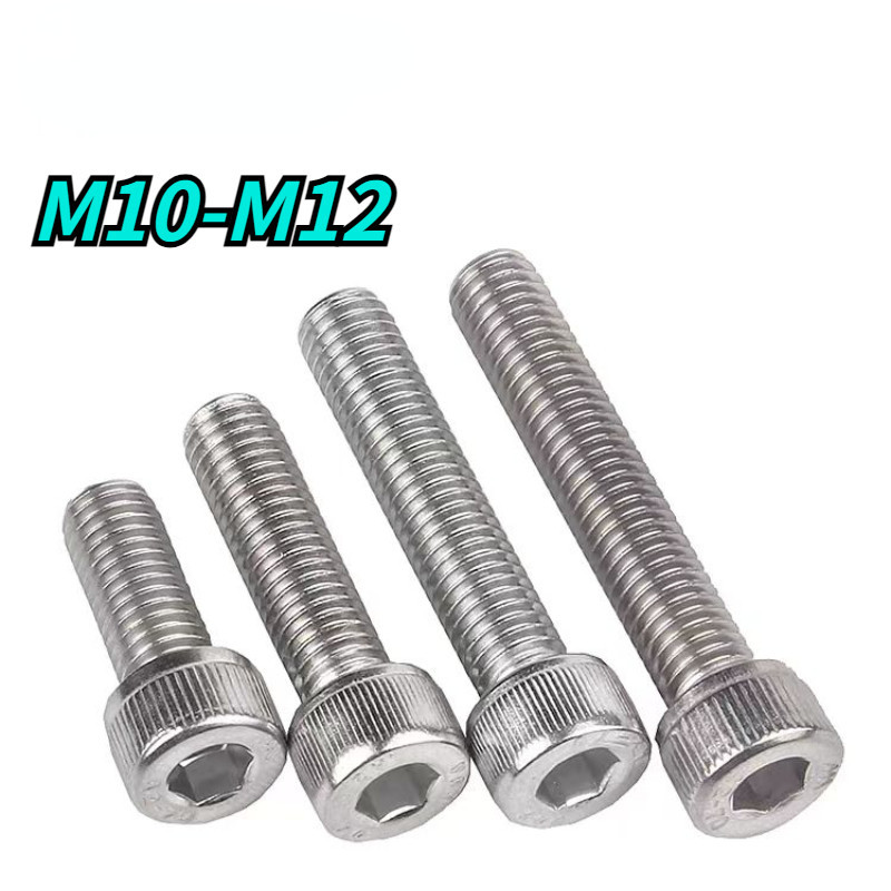 [HNK] สกรูหัวกระบอก สเตนเลส 304 ทรงหกเหลี่ยม GB M10 M12 M14