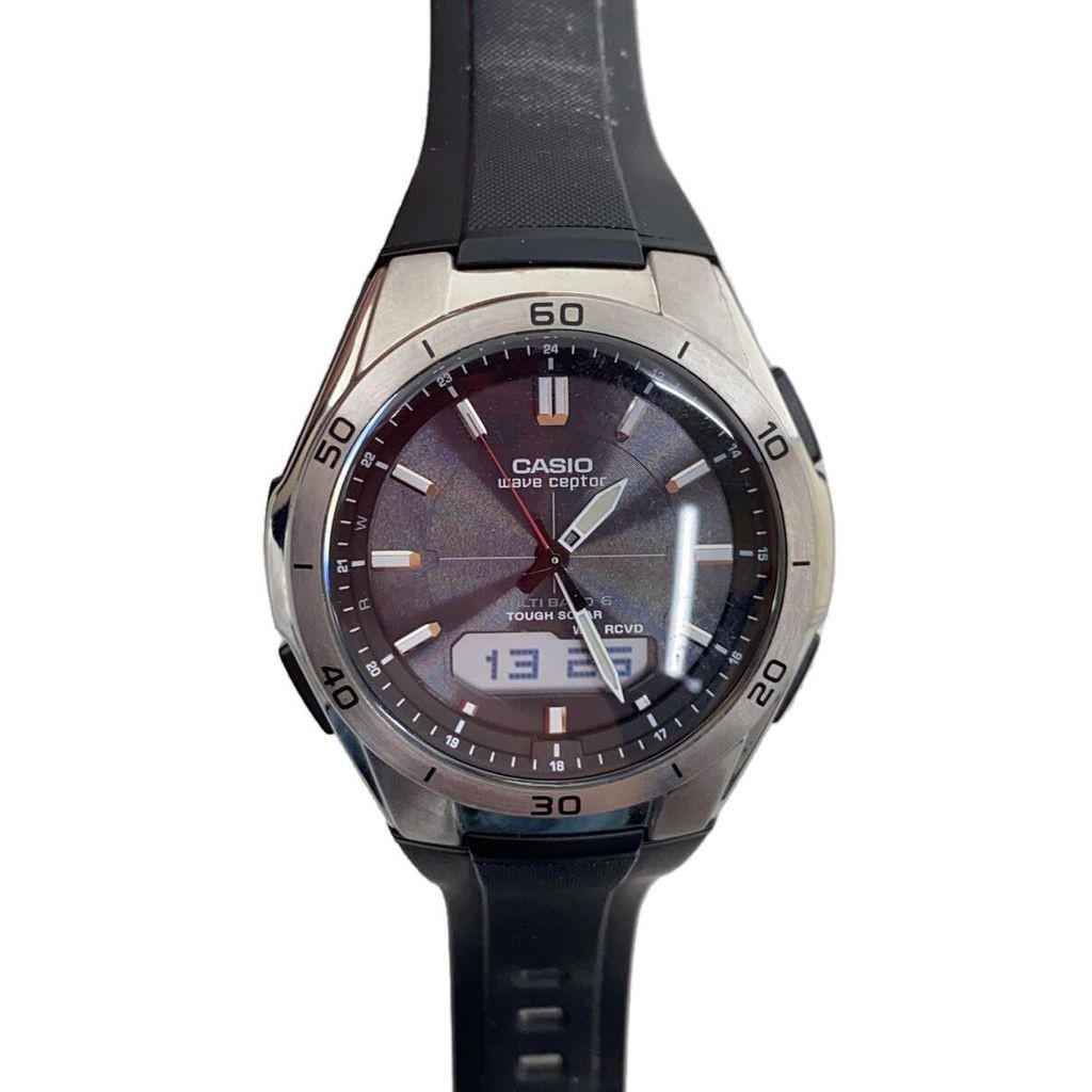 CASIO Wrist Watch Wave Ceptor WVA-M640 Men's Solar Analog Direct from Japan Secondhand