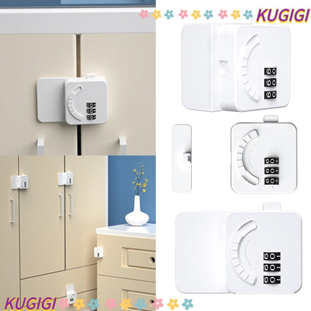 Kugigi อุปกรณ์ล็อคประตูตู้เย็น แบบตั้งรหัสผ่านดิจิทัล แบบพกพา เพื่อความปลอดภัยของเด็ก
