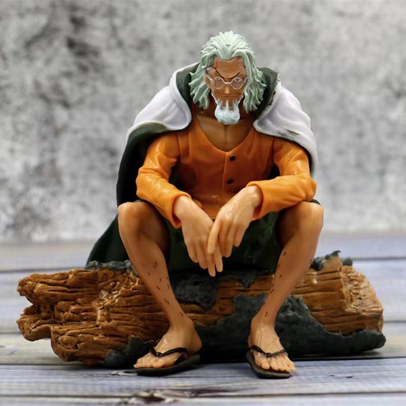 โมเดลฟิกเกอร์อนิเมะ One Piece Group Standing King Hades Rayleigh Sitting Posture สําหรับตกแต่ง