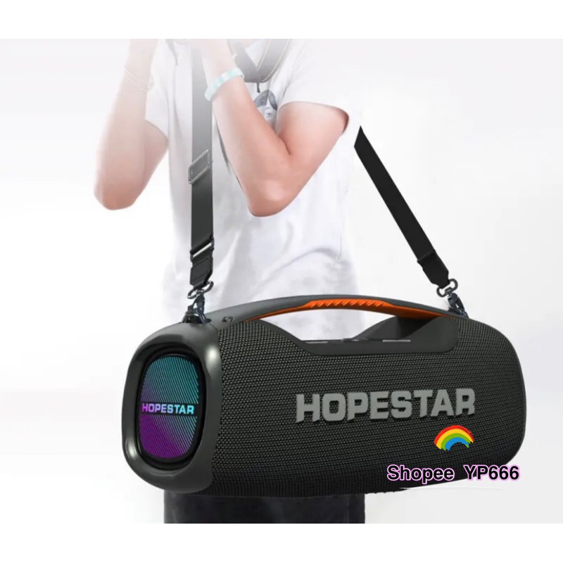 ลำโพงเสียงเพราะ 2023 Hopestar A60 ลำโพงบลูทูธ 100 วัตต์ ฟรี ไมค์ 1 อัน ลำโพง 5 ดอก ดังกระหึ่ม ปรับเบ