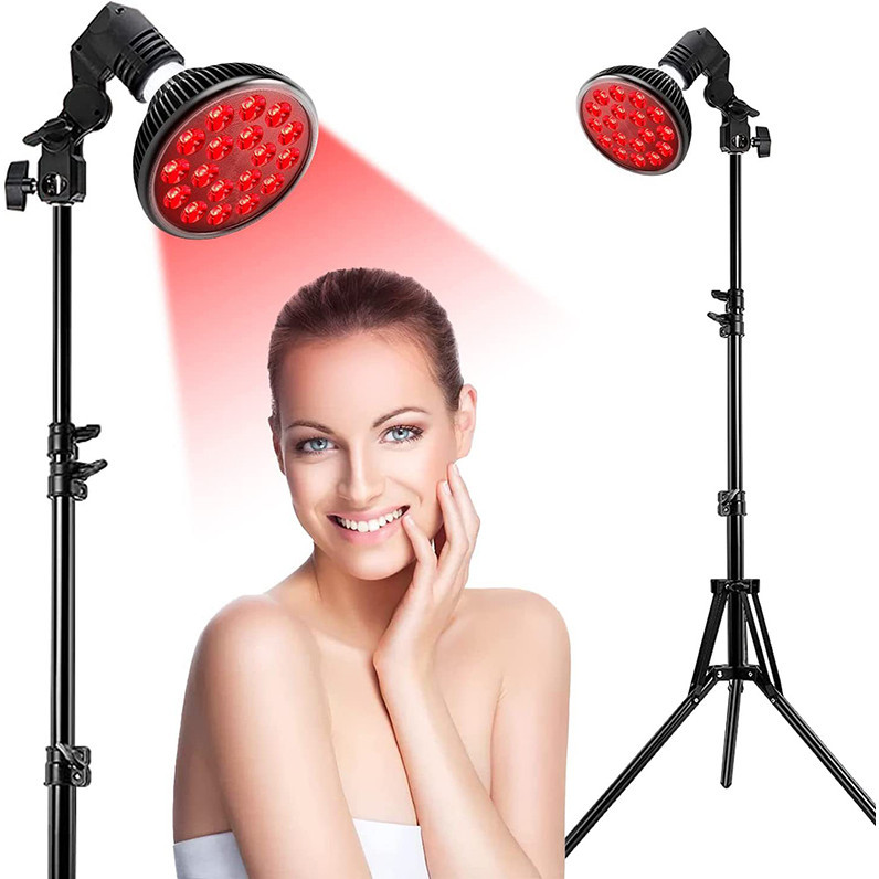 โคมไฟอินฟราเรด LED 54W PAR38 แกนคู่ 660Nm 850Nm สําหรับการเจริญเติบโตของเส้นผม
