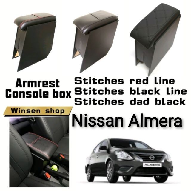 กล่องคอนโซลที่วางแขน Nissan Almera MR DIY