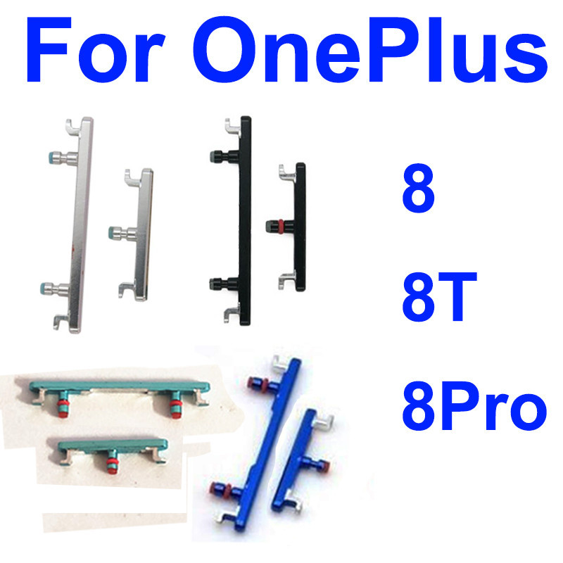 ปุ่มปรับระดับเสียง ปุ่มเปิดปิด ด้านข้าง แบบเปลี่ยน สําหรับ OnePlus OnePlus 8 8 Pro 8T