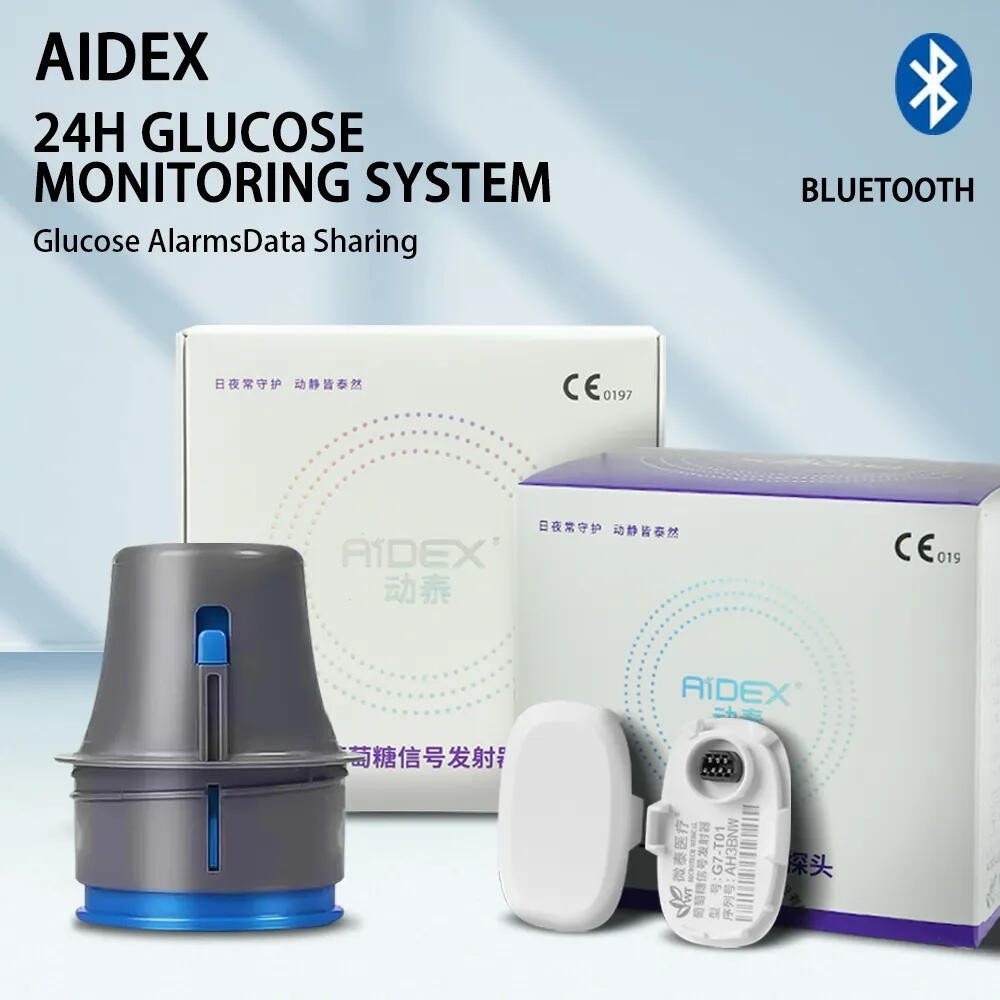Aidex Sensor บลูทู ธ สแกนข้อมูลระยะไกลฟรี Freestyle Libre การตรวจสอบระดับน้ำตาลในเลือดแบบไดนามิก CGM