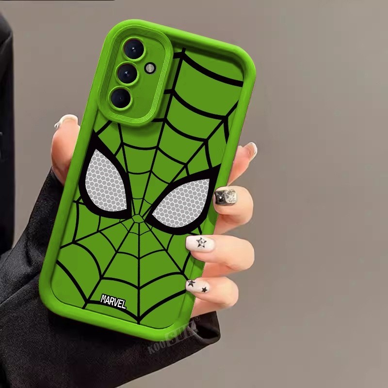 ของแท้ เคสโทรศัพท์ซิลิโคน แบบนิ่ม ลายอนิเมะสไปเดอร์แมน สําหรับ SamSung Galaxy A05S A05 A15 A35 A25 A55